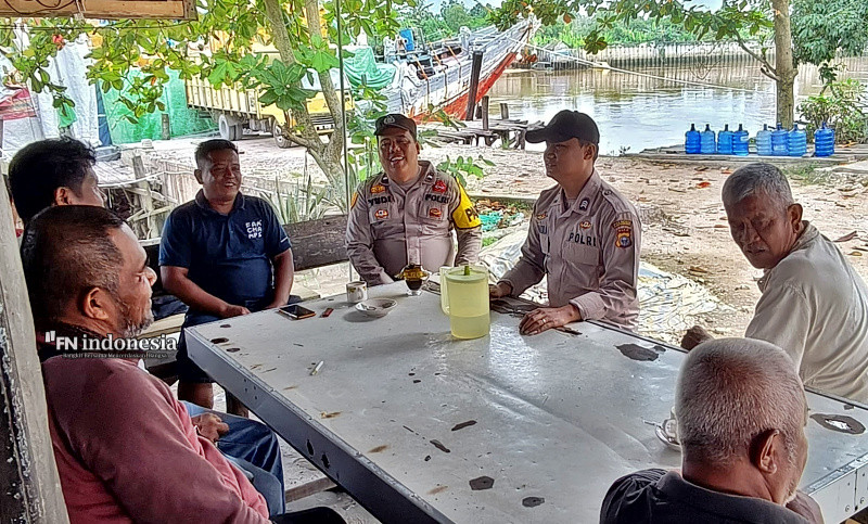 Giat Cooling System, Polsek Pelabuhan Pekanbaru Ajak Buruh Angkut Dukung Kondusifitas Pilkda 2024