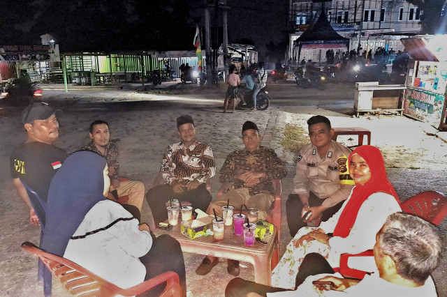 Bhabin Tenayan Raya Sambangi Warga Kel.Mentangor Sampaikan Pesan Pilkada Damai