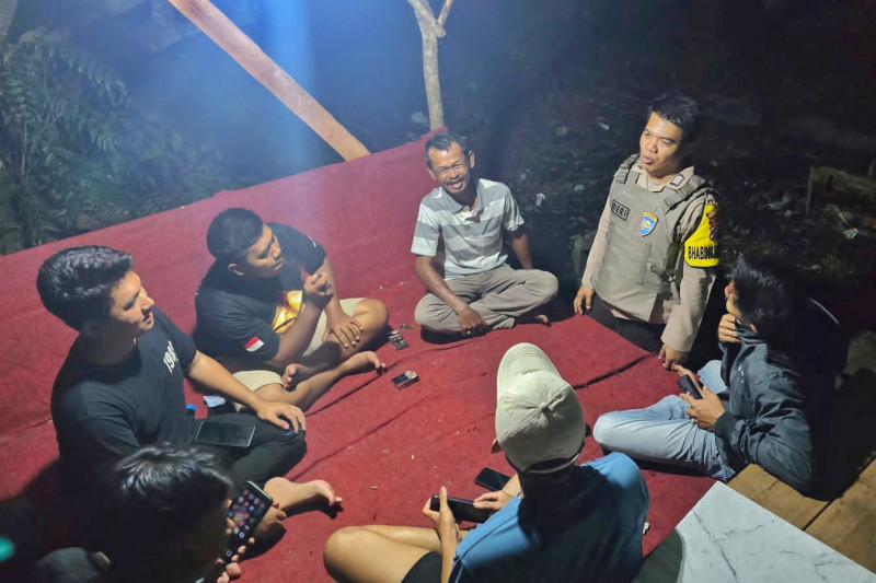 Pilkada Semakin Dekat, Polsek Bengkalis Gencar Sambang dan Sosialisasi Dengan Warga
