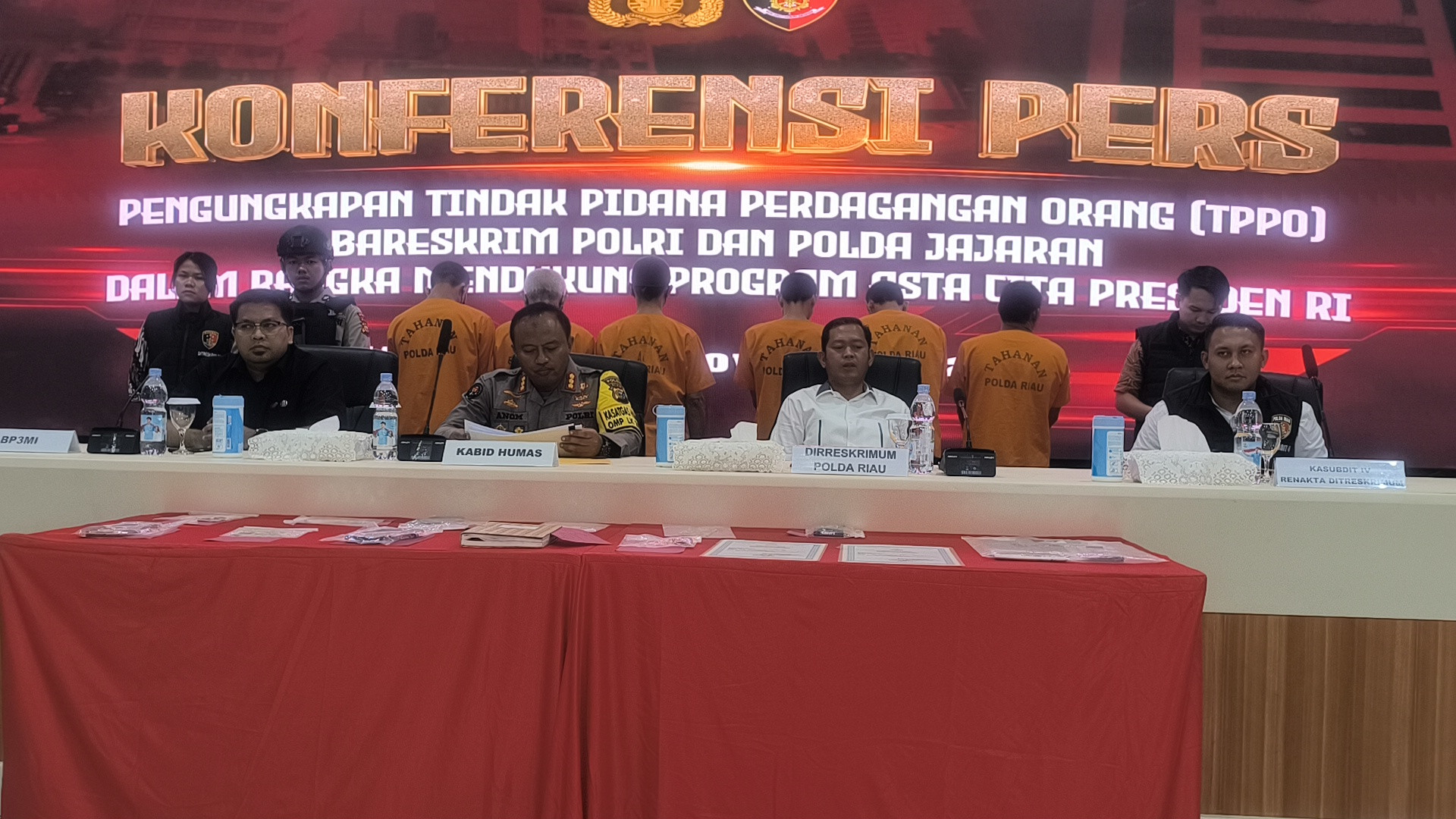 22 Tersangka Kasus TPPO Tujuan Malaysia Diringkus Polda Riau