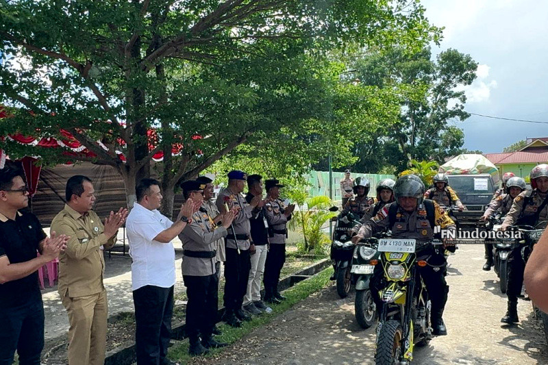 Dirreskrimsus Polda Riau Langsung Pengamanan Logistik Pemilu di Pulau Rupat
