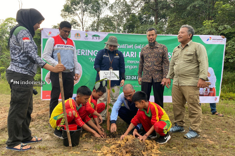 Hari Pohon Sedunia, RSF dan PHR Taja Pendidikan Lingkungan bersama KPHP Minas Tahura