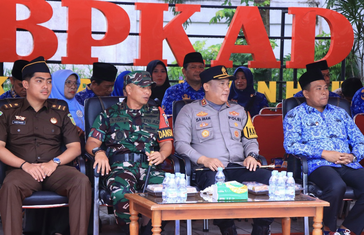Kapolres Rohil Hadiri Upacara Peringatan 53 Tahun Korpri Tingkat Kabupaten