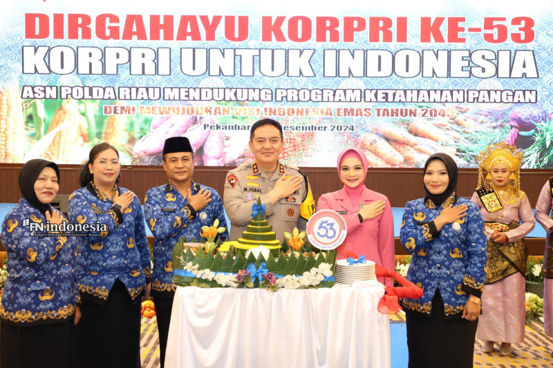 Peringatan HUT Korpri ke-53, Ini Pesan Kapolda Riau 