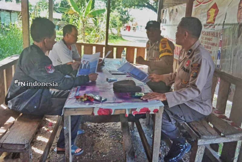 Sambang Warga, Polsek Batu Hampar Gencar Sosialisasi PPDB SMA Kemala Taruna Bhayangkara 
