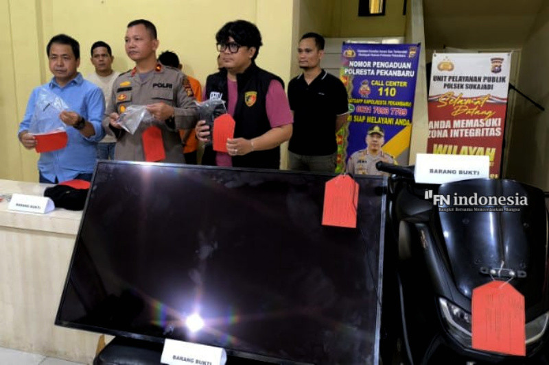 2 Residivis Dibekuk Polsek Sukajadi Usai Bongkar Kantor Pengacara, Ternyata 5 Kali Masuk Bui