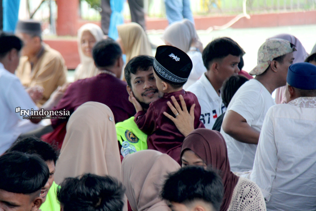 Momen Kebahagiaan dan Haru Warnai Kunjungan Keluarga di Lapas Pekanbaru