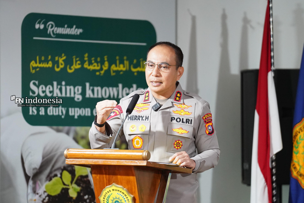 Jadi Keynote Speaker, Kapolda Riau Ajak Mahasiswa UMRI Peduli Lingkungan Melalui Konsep Green Policing