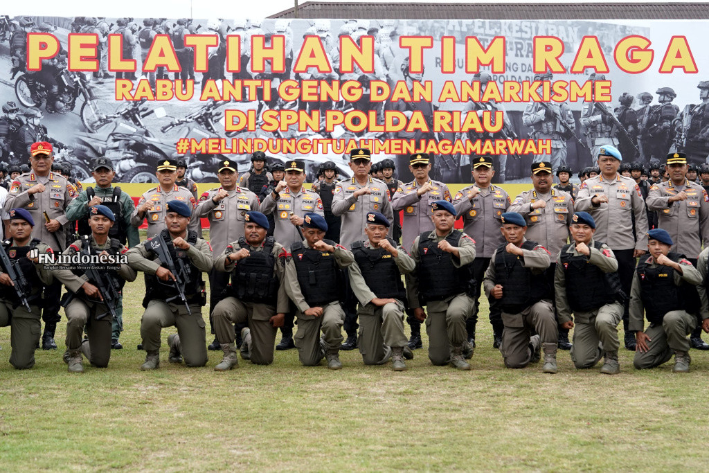 Gelar Apel di SPN, Kapolda Riau Resmi Membuka Pelatihan Tim RAGA Tahun 2025