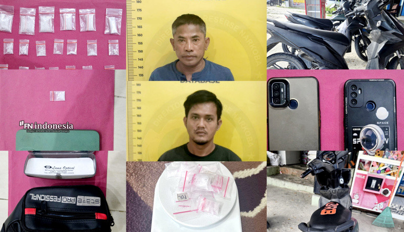Respon Cepat Laporan Warga, Ditresnarkoba Polda Riau Bekuk Dua Pengedar Sabu di Kandis