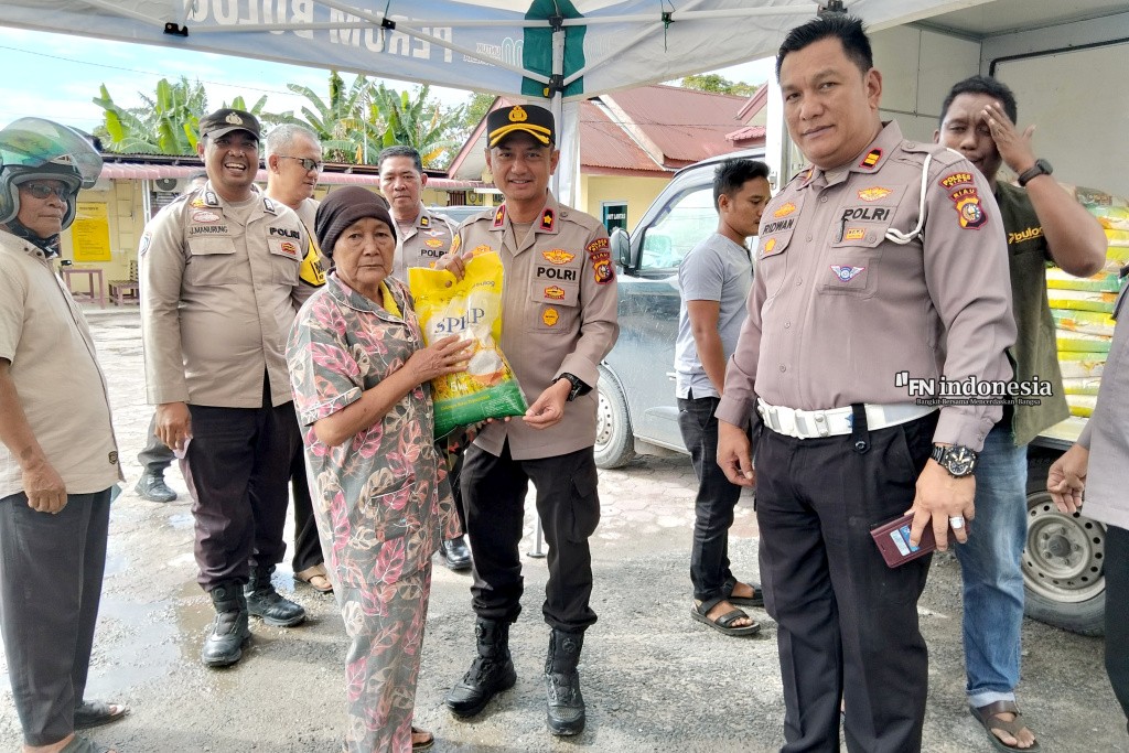 Gerakan Pangan Murah Polsek Kandis Diserbu Warga, Harga Sembako Lebih Terjangkau