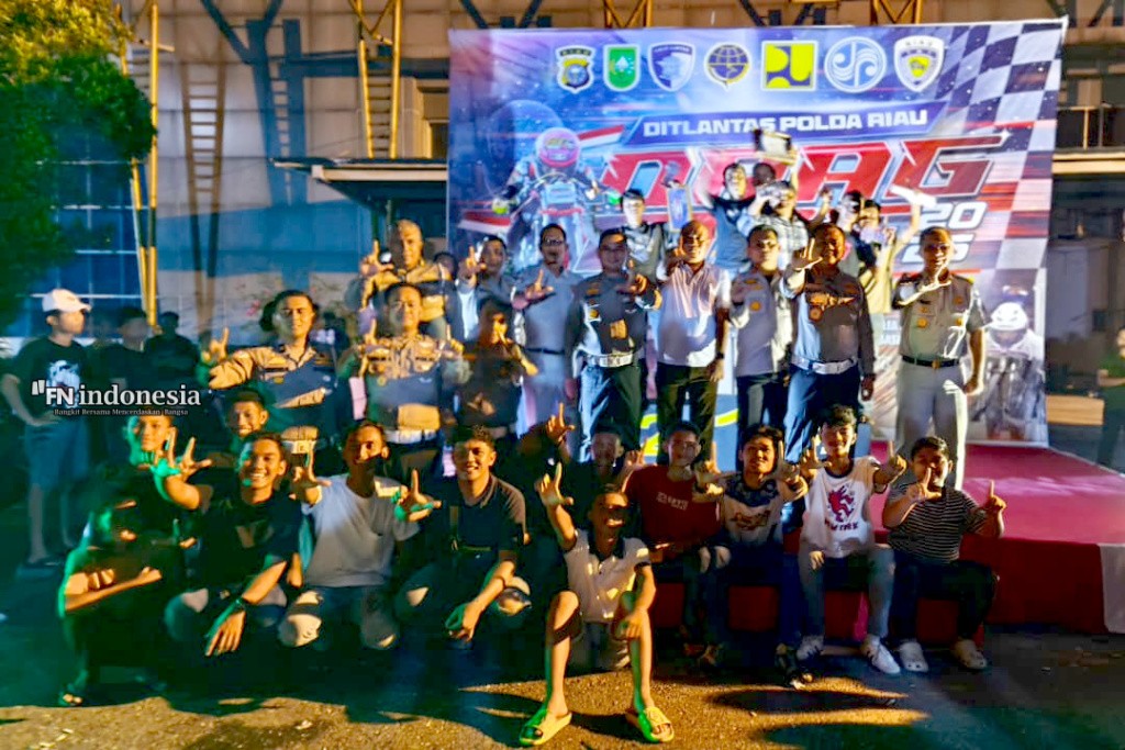 Ribuan Penonton Padati Dragbike Sessions V Ditlantas Polda Riau: Tekankan Safety Racing, No Street Racing!