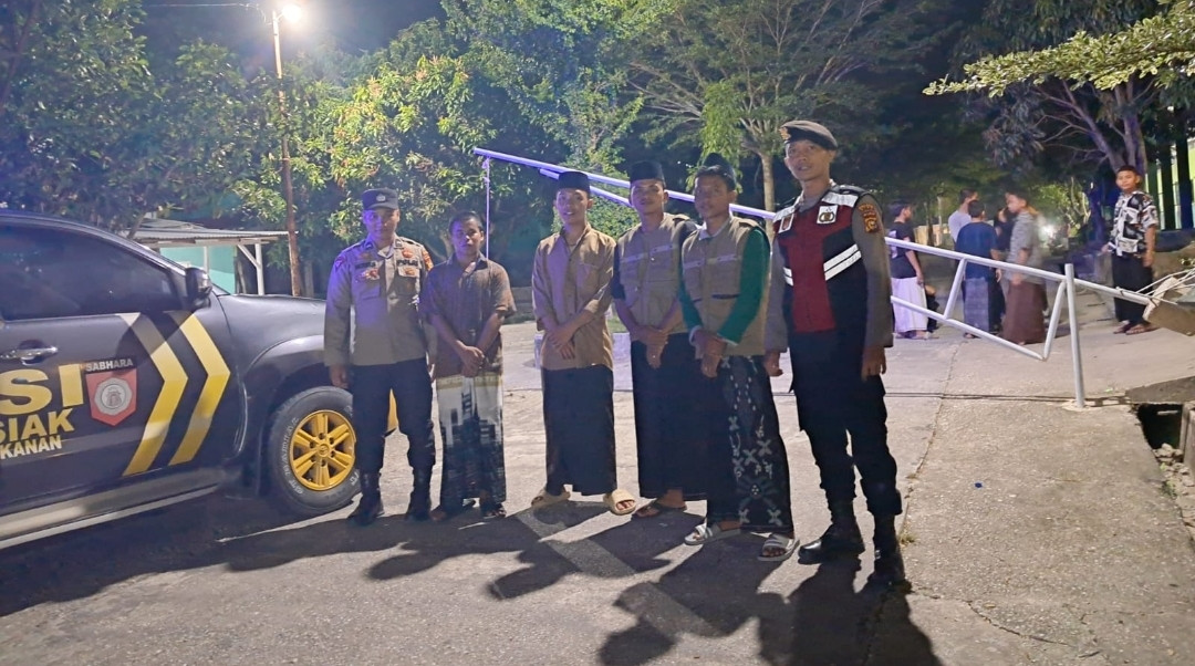Kapolsek Kerinci Kanan Gelar Patroli KRYD Antisipasi Kejahatan dan Gangguan Kamtibmas
