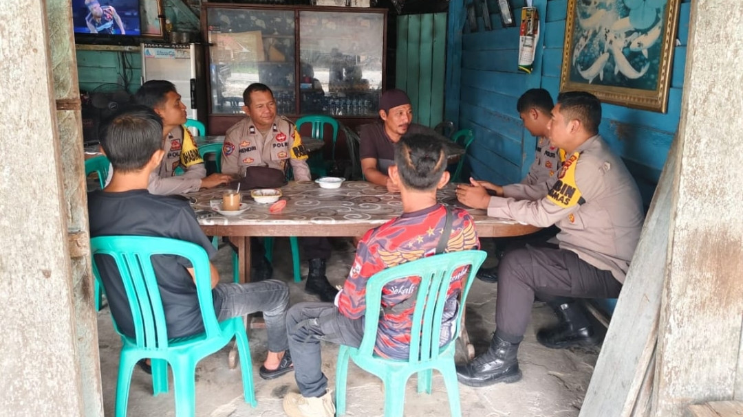 Polsek Kerinci Kanan Gelar Cooling System untuk Jaga Keamanan Pilkada Siak 2024