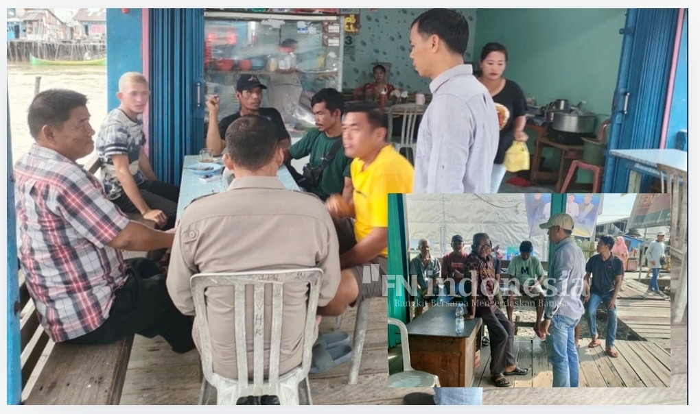 Edukasi dan Sosialisasi Pemilu Damai 2024, Polsek Concong Sambangi Warga di Kelurahan Concong Luar