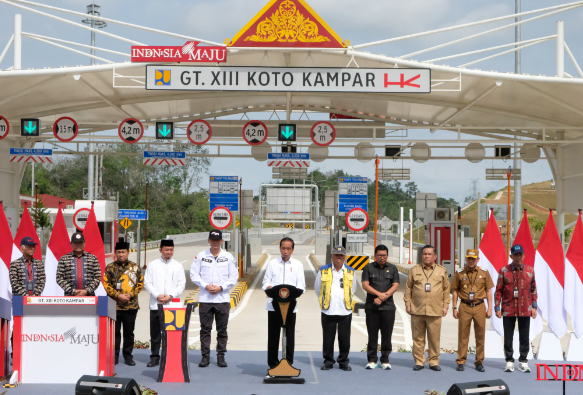 Jokowi Resmikan Segmen Bangkinang Tol Pekanbaru-Padang, Dorong Konektivitas Sumatera