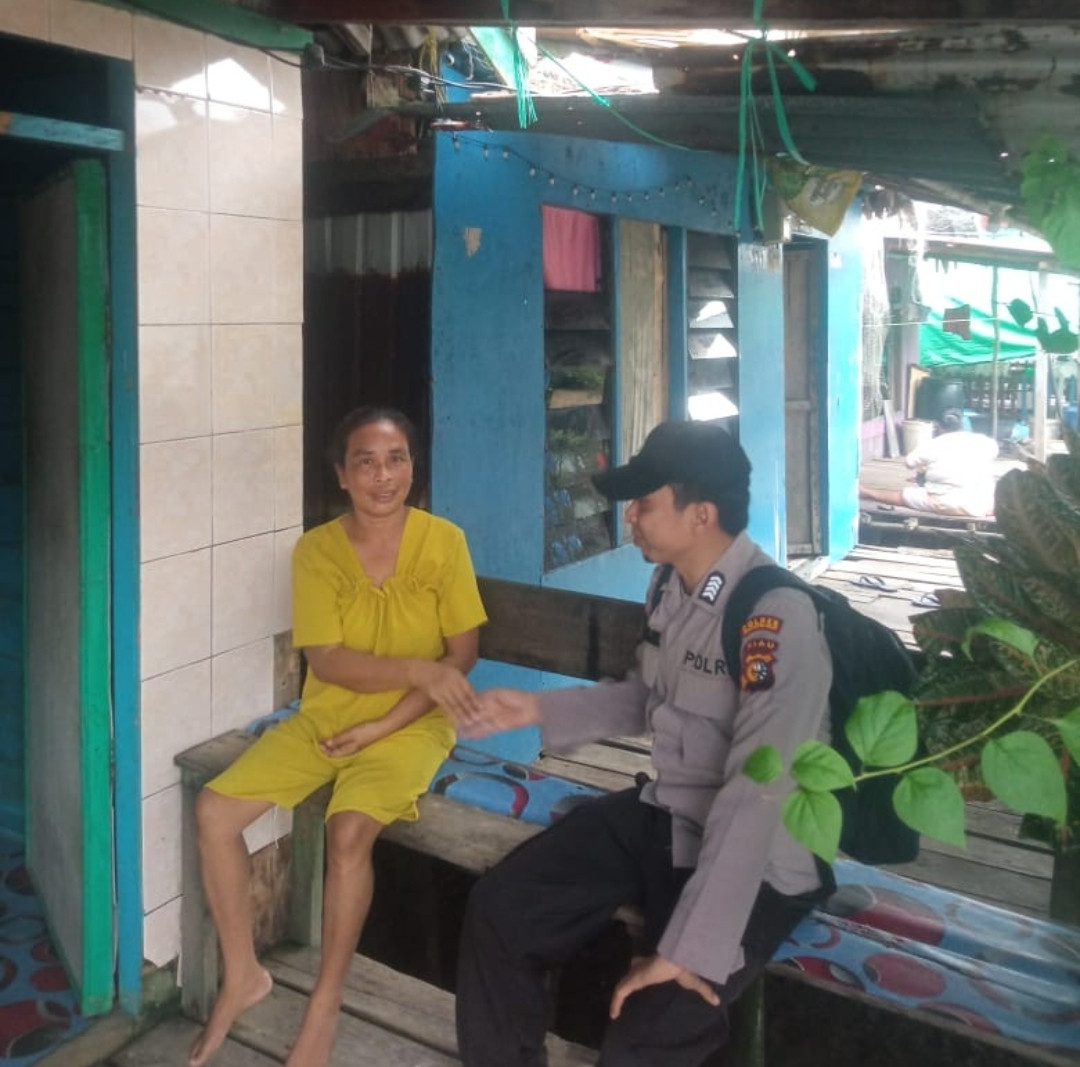 Kapolsek Concong Laksanakan Sosialisasi Pemilu Damai 2024, Wujudkan Stabilitas Keamanan di Concong Luar