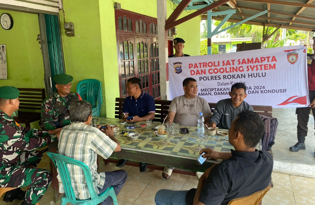 Lewat Cooling Sistem, Polres Rohul Ajak Warga Jaga Kamtibmas Selama Tahapan Pilkada 2024