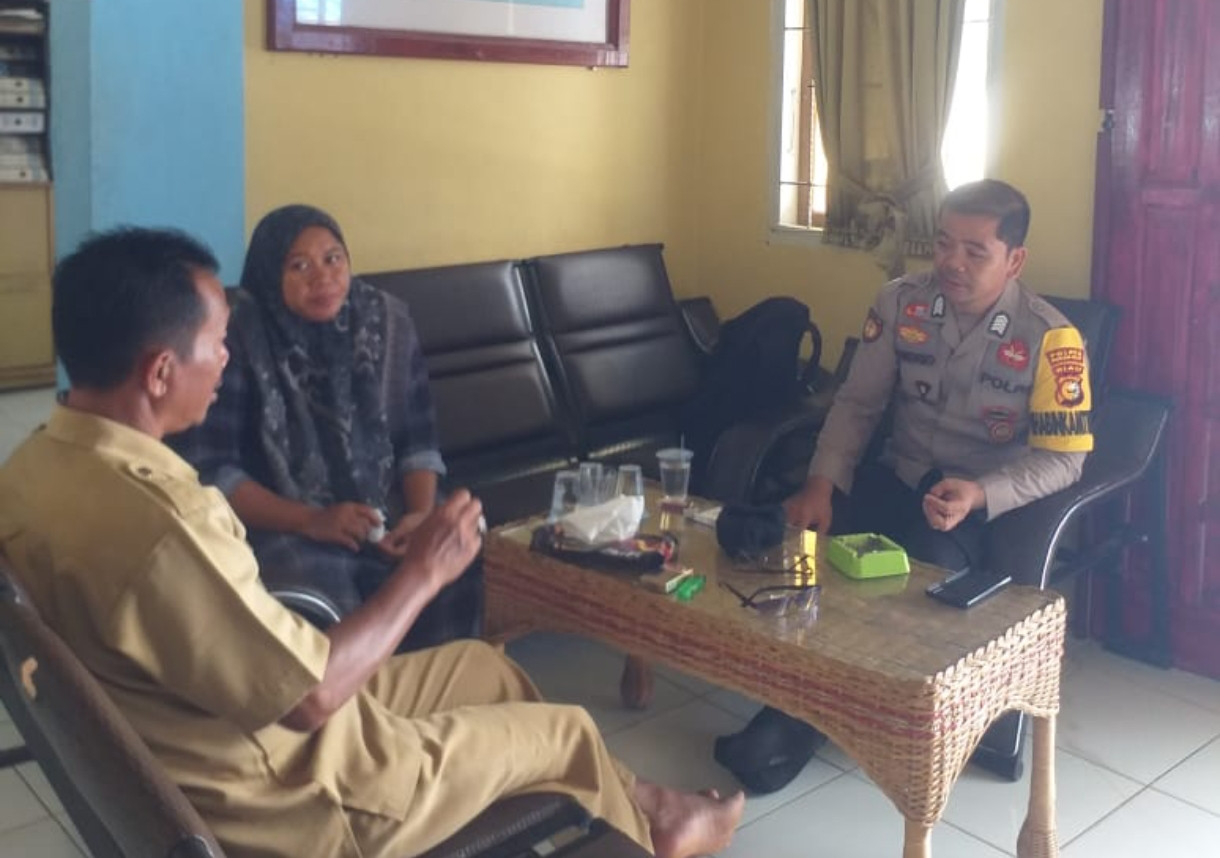 Sosialisasi Pilkada Damai, Polsek Pujud Cooling System di Pondok Kresek