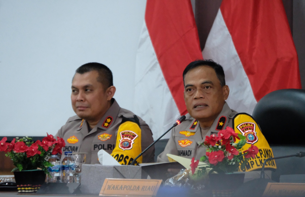 Wakapolda Riau Sidak Kesiapan Pengamanan dan Penyelenggaraan Pilkada di Kota Dumai