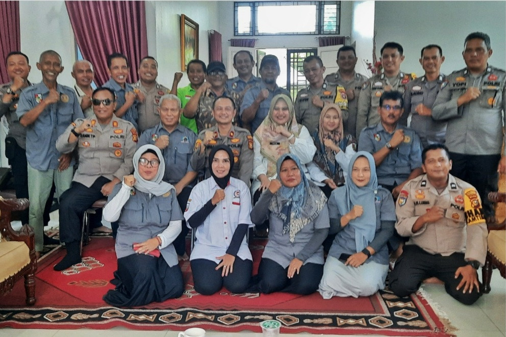 Baru Dilantik, Kompol Herman Pelani Temui Masyarakat Kota Tinggi