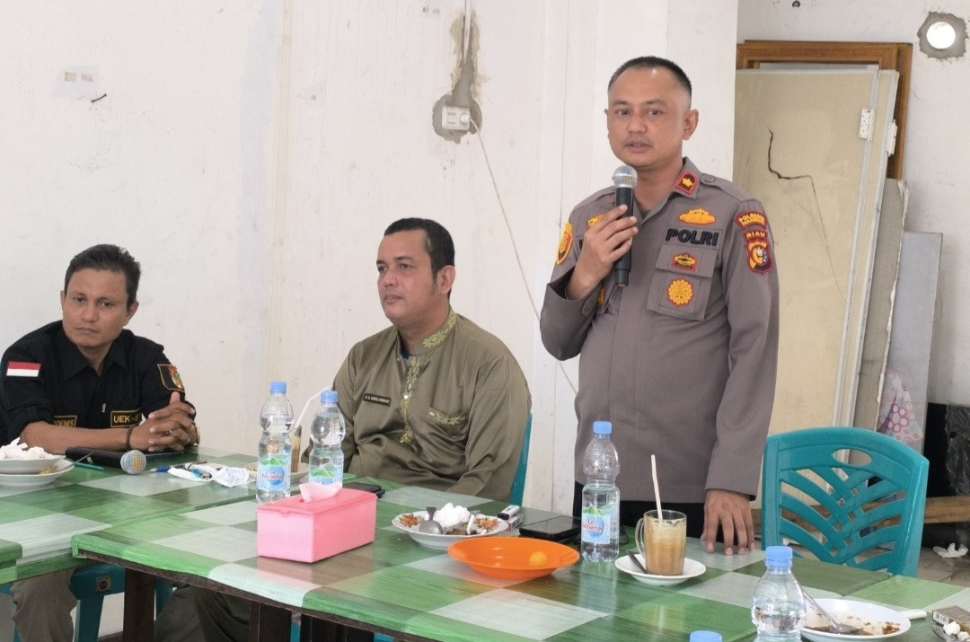 Kompol Herman Pelani Sampaikan Pesan Kamtibmas Kepada Masyarakat Sumahilang