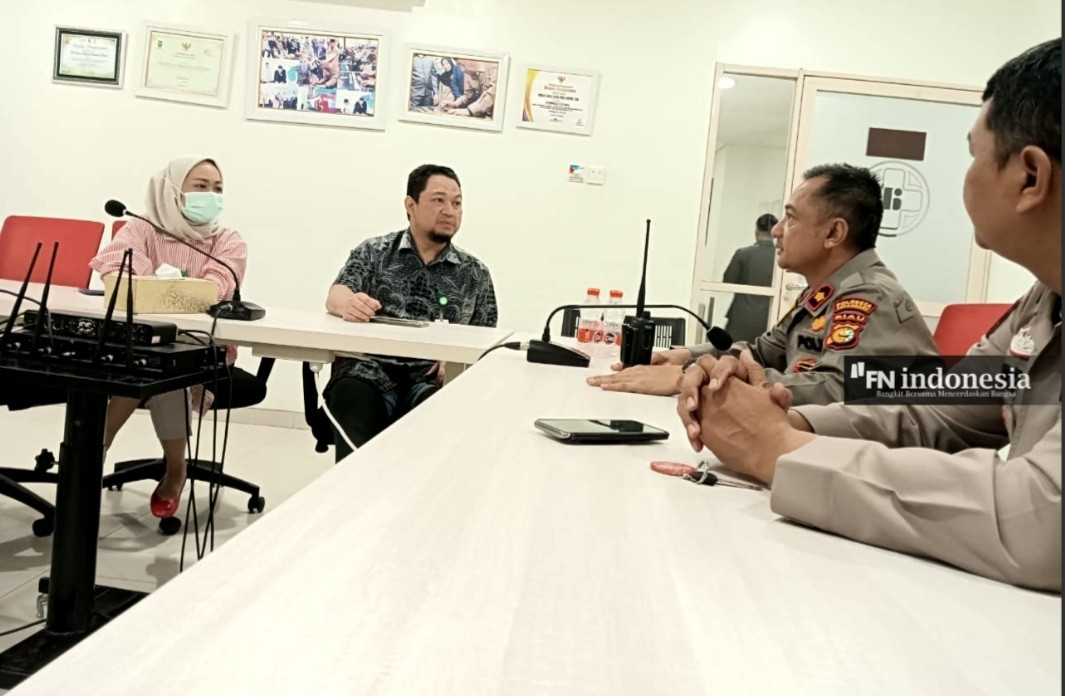 Cooling System, Kapolsek Pekanbaru Kota Kunjungan ke RS Awal Bross