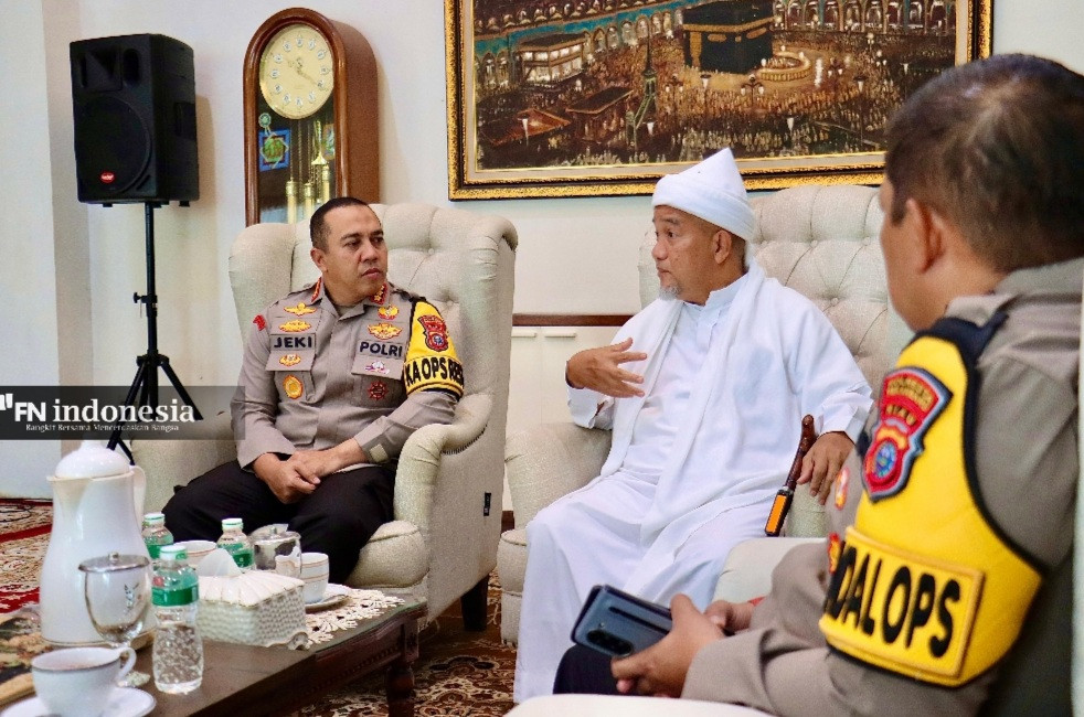 Cooling System Pilkada 2024, Kapolresta Kombes Jeki Silaturahmi ke Ponpes Babussalam Pekanbaru