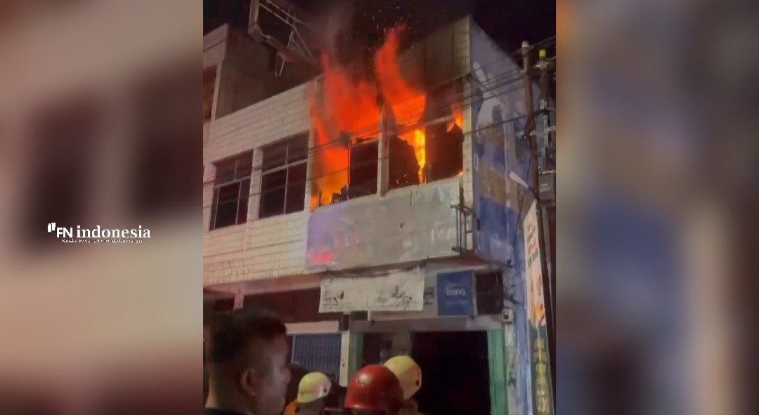 4 Tewas dalam Kebakaran Ruko di Pekanbaru, Api Diduga Berasal dari Lantai Dua