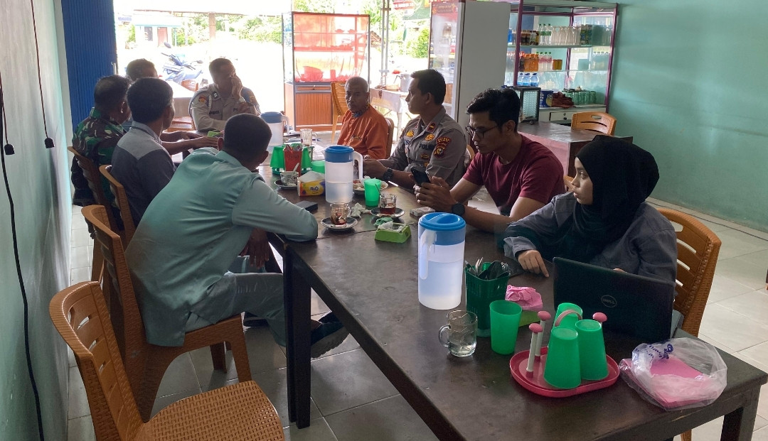 Gelar Coffee Morning, Polsek Sungai Mandau Upaya Wujudkan Pilkada Damai 2024