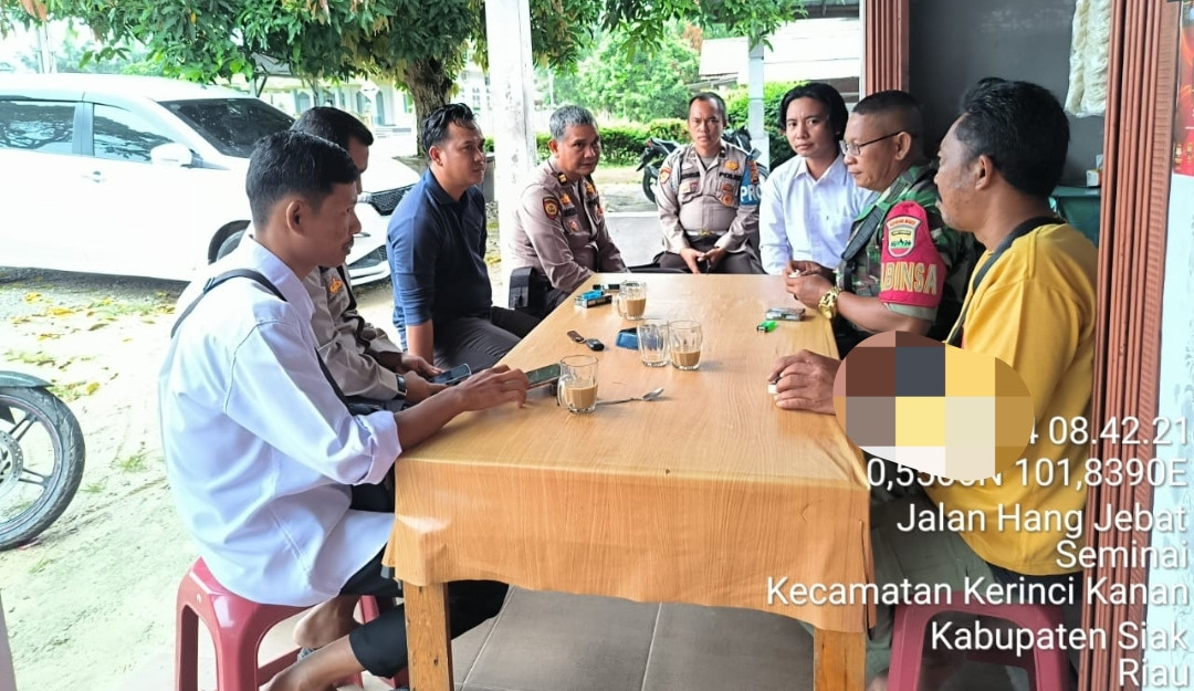 Cooling System dan Patroli Dialogis : Polsek Kerinci Kanan untuk Keamanan Pasca Tahapan Pilkada 2024