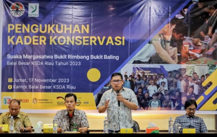 BBKSDA Riau Lantik 27 Kader Konservasi Suaka Margasatwa Bukit Rimbang Bukit Baling