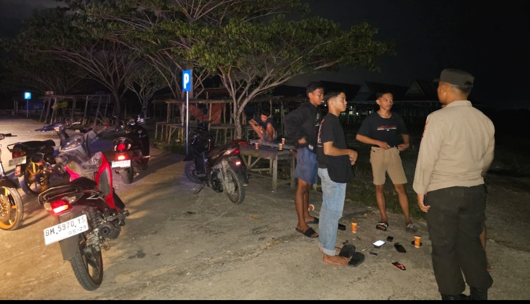 Patroli KRYD Polsek Kerinci Kanan Antisipasi C3, Wujudkan Kamtibmas Kondusif