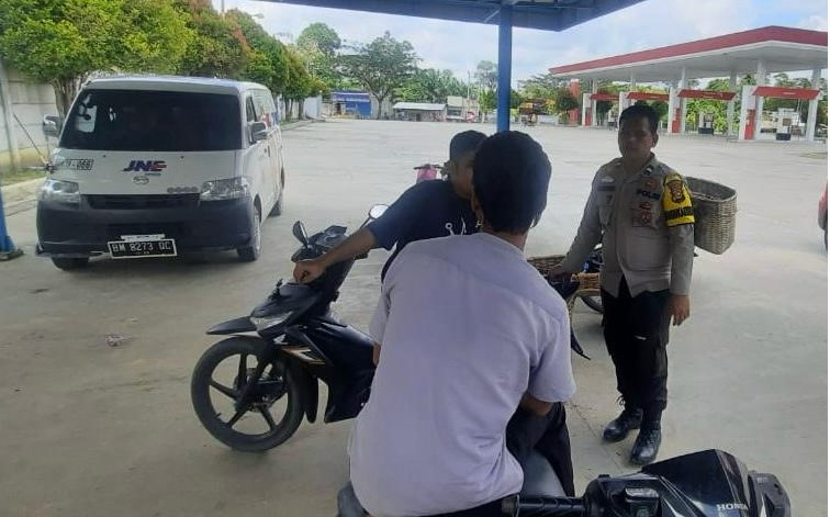 Polsek Sungai Mandau Gelar Sambang Warga dan Himbauan Kamtibmas Pasca Pilkada Serentak