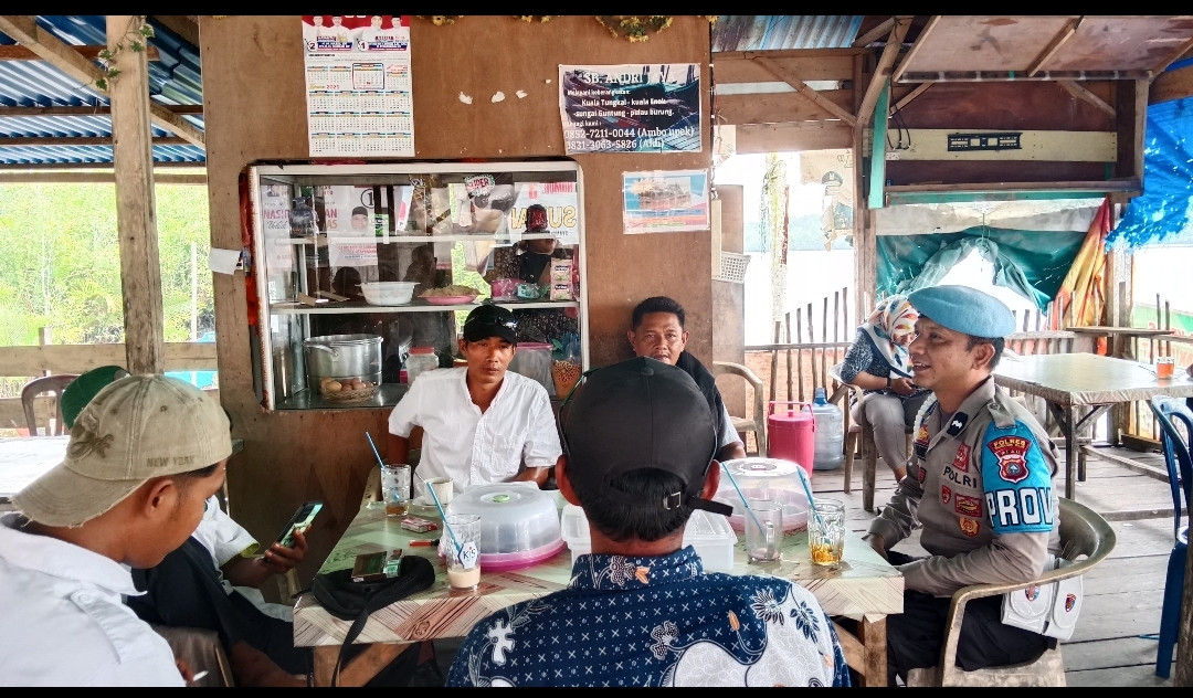 Polsek Teluk Belengkong Laksanakan Cooling System, Ajak Warga Sukseskan Pilkada Damai 2024