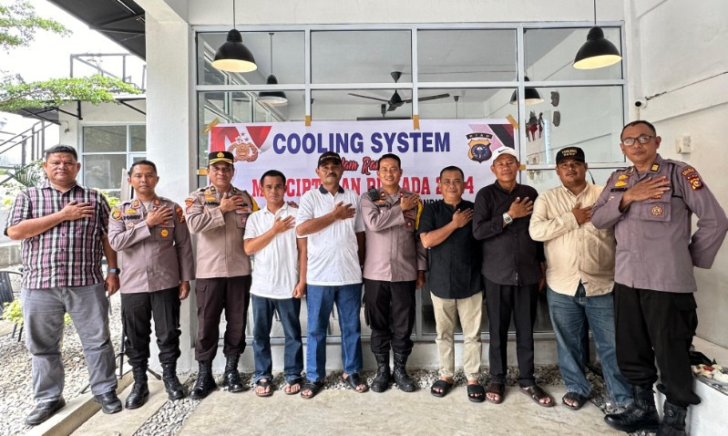 Polres Rokan Hulu Gandeng Lurah dan Kades Sosialisasikan Pilkada Damai