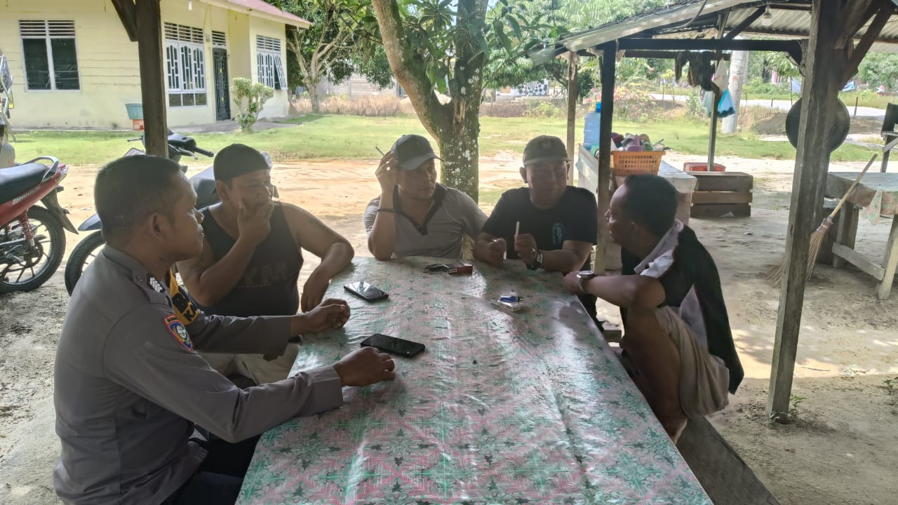 Polsek Pujud Gelar Cooling System Bersama Warga Kepenghuluan Sei Meranti