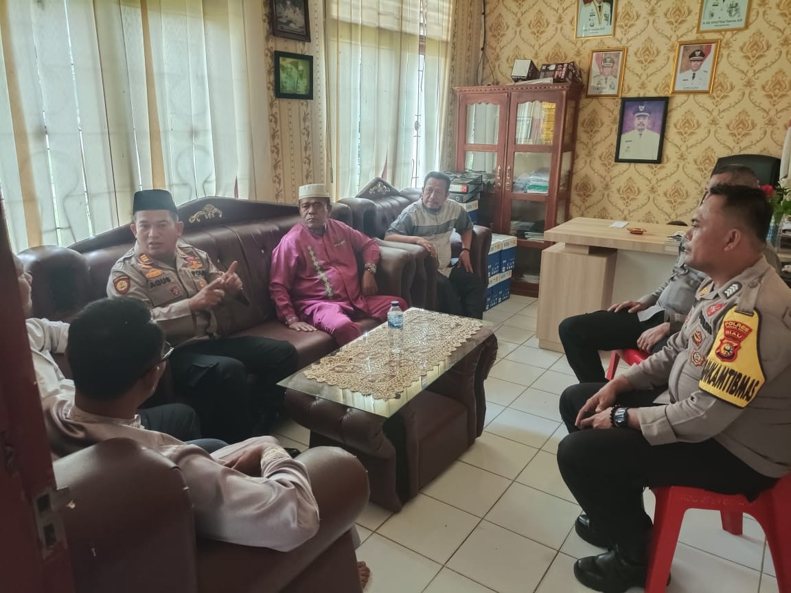 Cooling System Pilkada 2024, Kapolsek Kabun: Jaga Kamtibmas dan Sukseskan 
