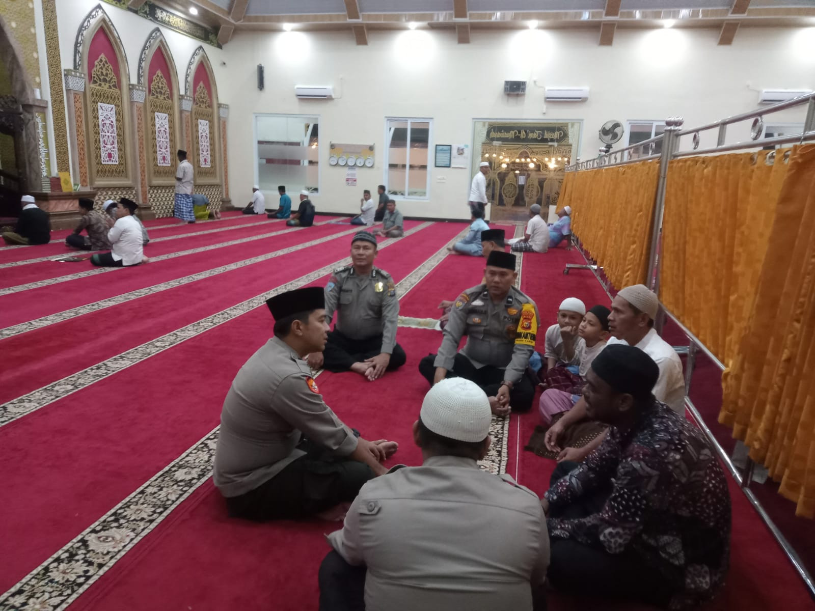 Dipimpin AKP Aguswandi, Personil Polsek Kabun Giat Preemtif dan Cooling System Bersama Jema\