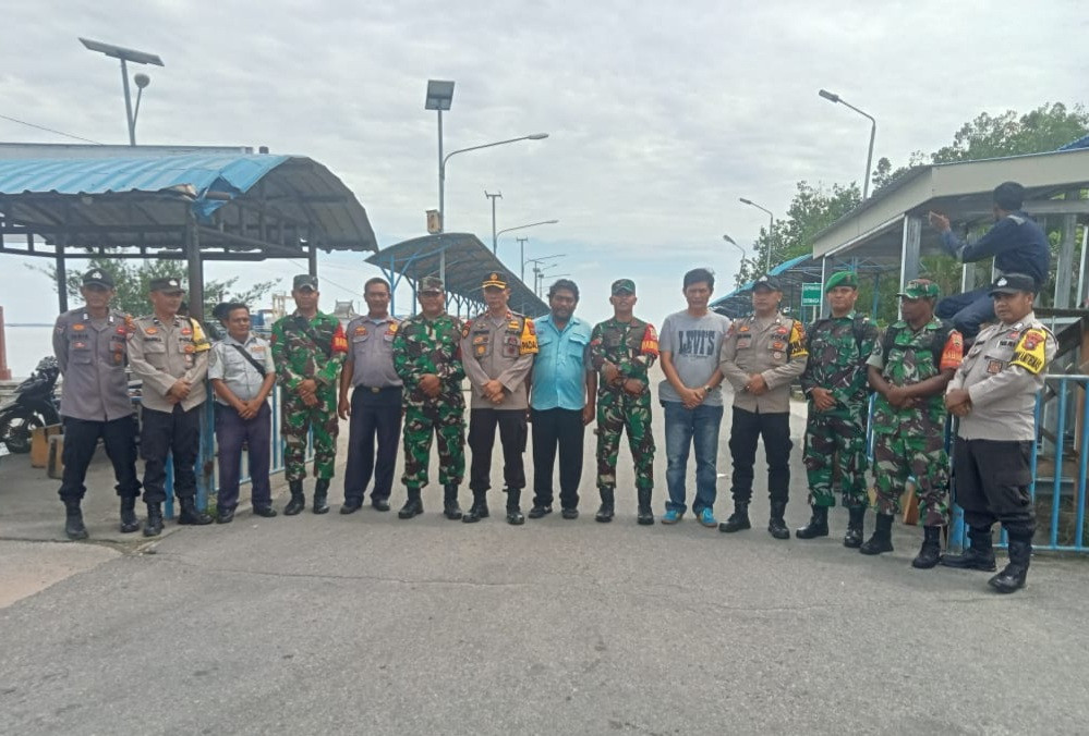 Sinergitas TNI-Polri, Patroli Skala Besar Digelar di Wilayah Bukit Batu