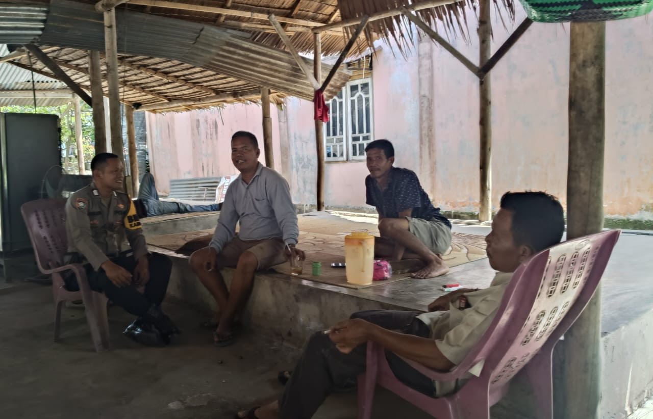 Polsek Pujud Gelar Cooling System Pilkada Damai Bersama Warga Sei Meranti