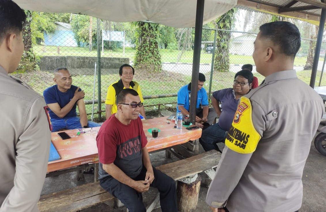 Polsek Rumbai Pesisir Beri Penyuluhan Kamtibmas Jelang Pemilukada Serentak