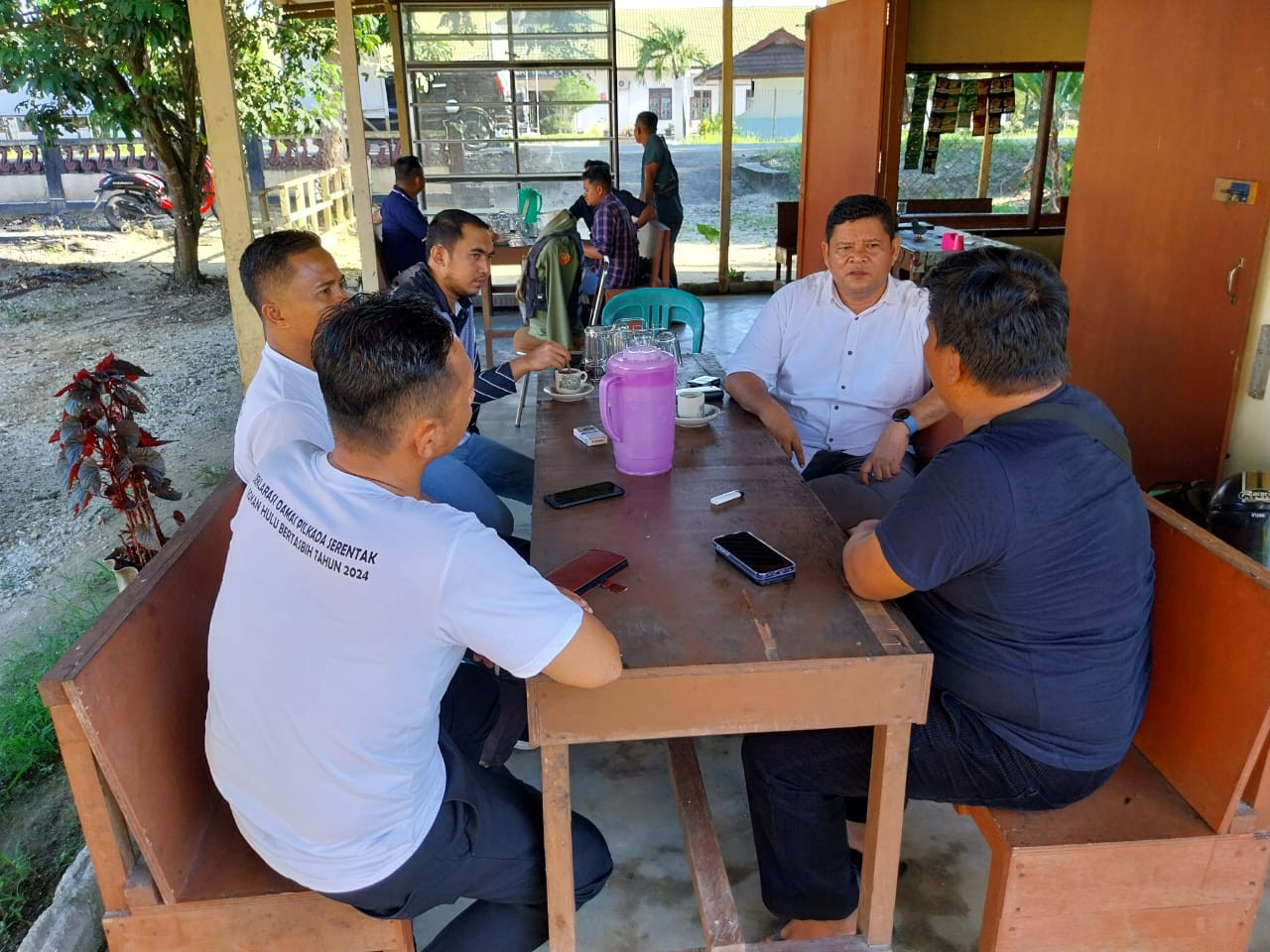 Antisipasi PSU, Kasat Polres Rohul Gelar ooling System di Tambusai Utara 