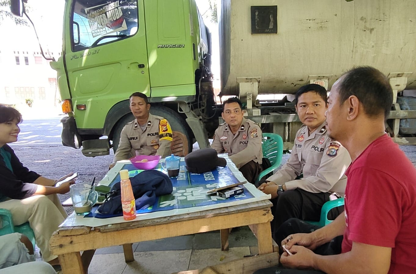 Patroli Sosialisasi Upaya Polsek Mandau Kampanyekan Pemilukada Damai