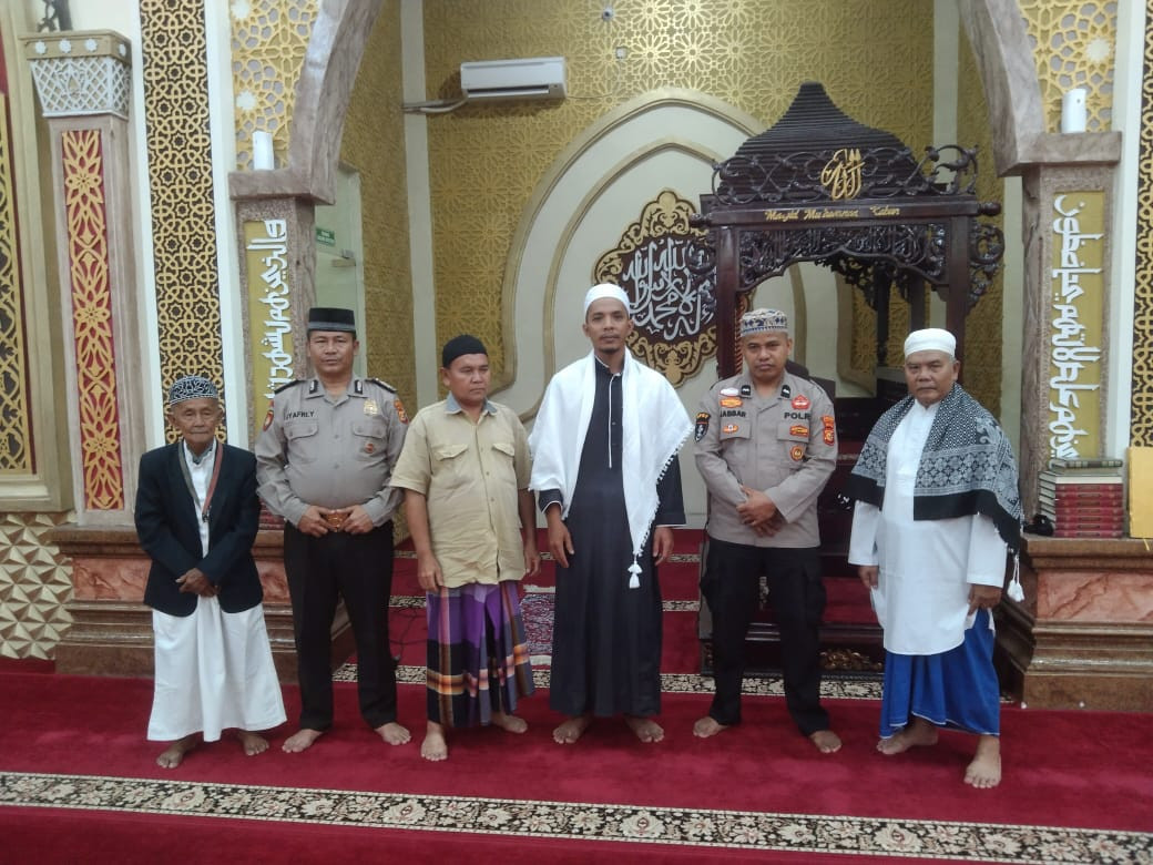 Giat Sholat Subuh Berjamaah, Kapolsek Kabun  Gelar Cooling System Bersama Jama\