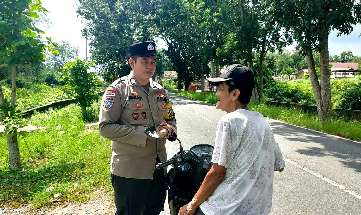 Polsek Bengkalis Sebar Personel Jaga Kondusifitas Wilayah Jelang Pilkada