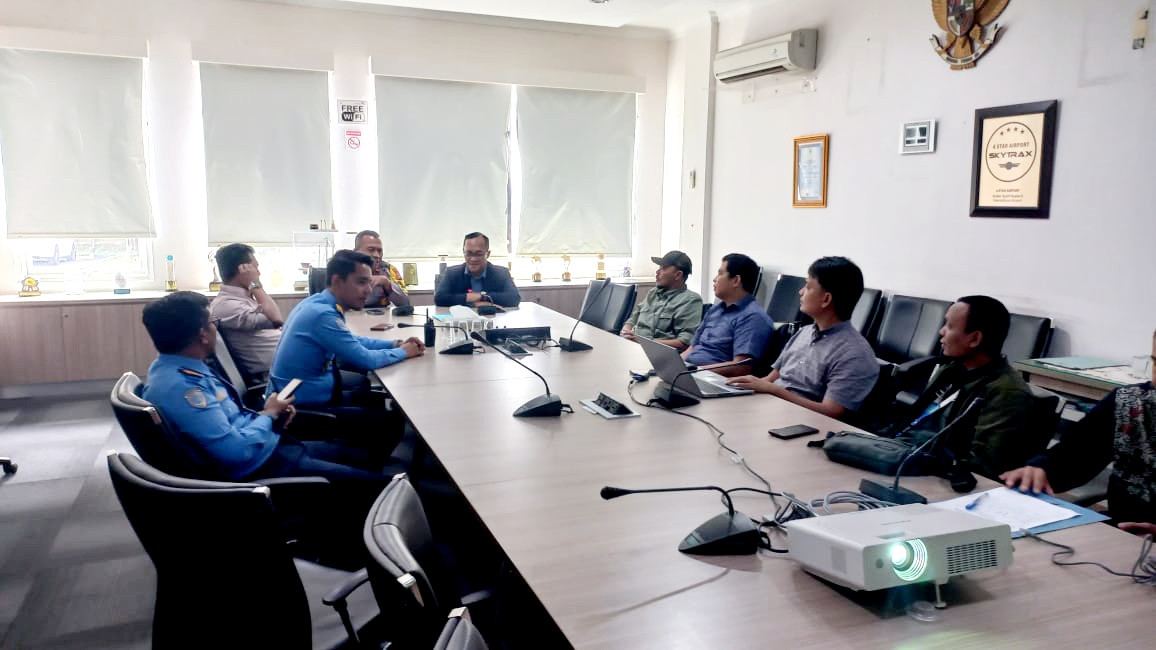 Sukseskan Pemilu 2024, Polsek Bukit Raya Giat Cooling System Bersama PT. Angkasa Pura II