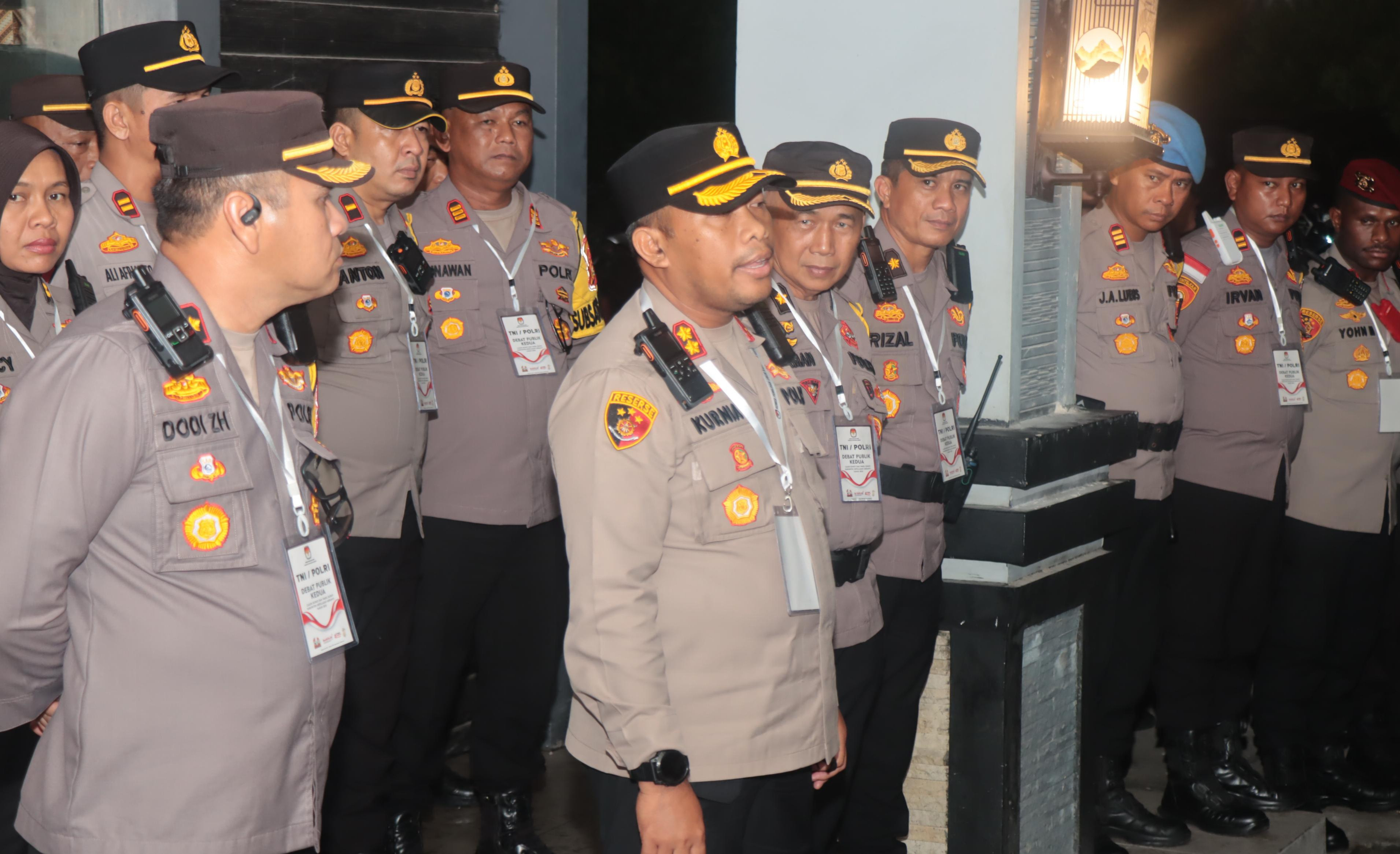 Debat Paslon ke-2 Aman, Polres Persiapan Kawal Distribusi Logistik