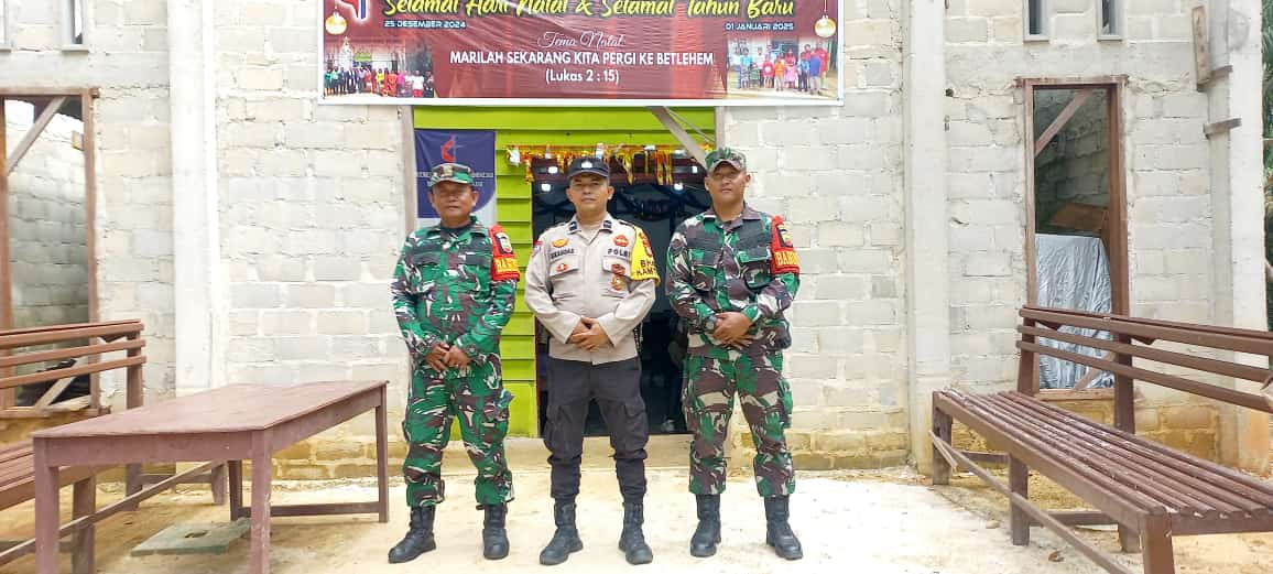 Momen Perayaan Natal, Polsek Pujud Masifkan Cooling System di Kasang Bangsawan