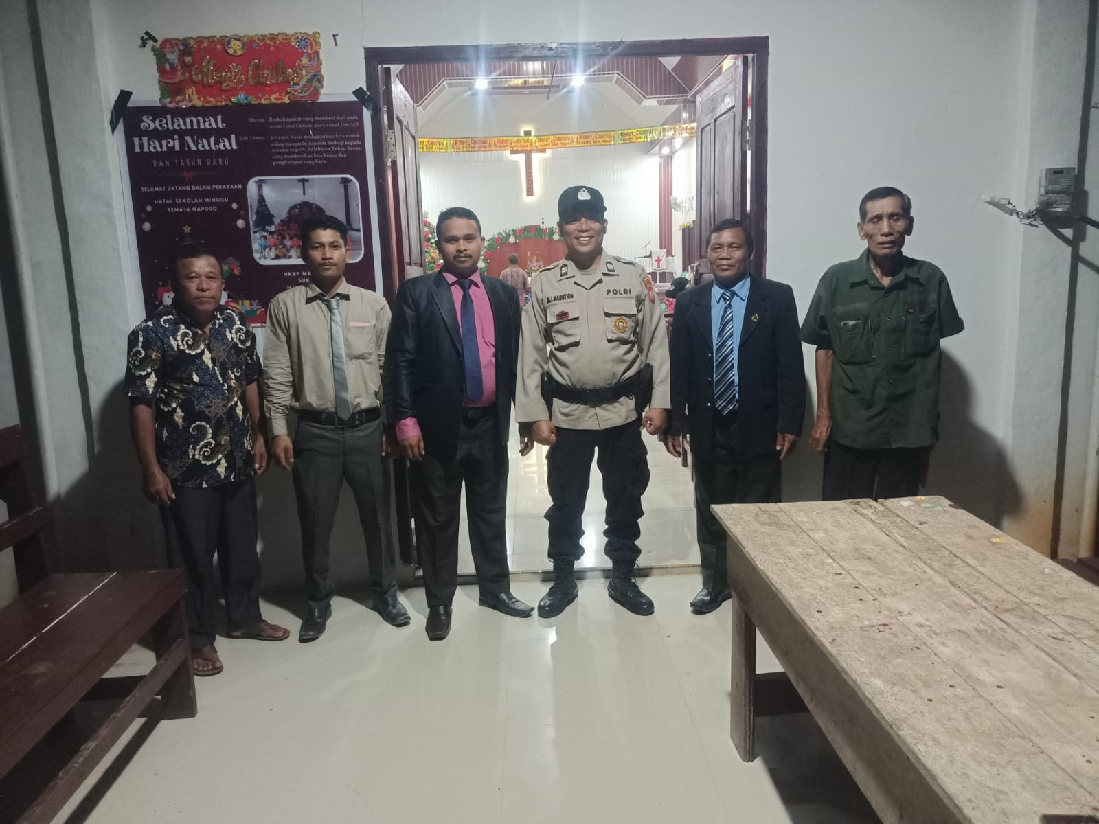 Wujudkan Rasa Aman, Polsek Pujud Gelar Pengamanan Rumah Ibadah